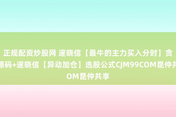 正规配资炒股网 邃晓信【最牛的主力买入分时】贪图源码+邃晓信【异动加仓】选股公式CJM99COM昆仲共享